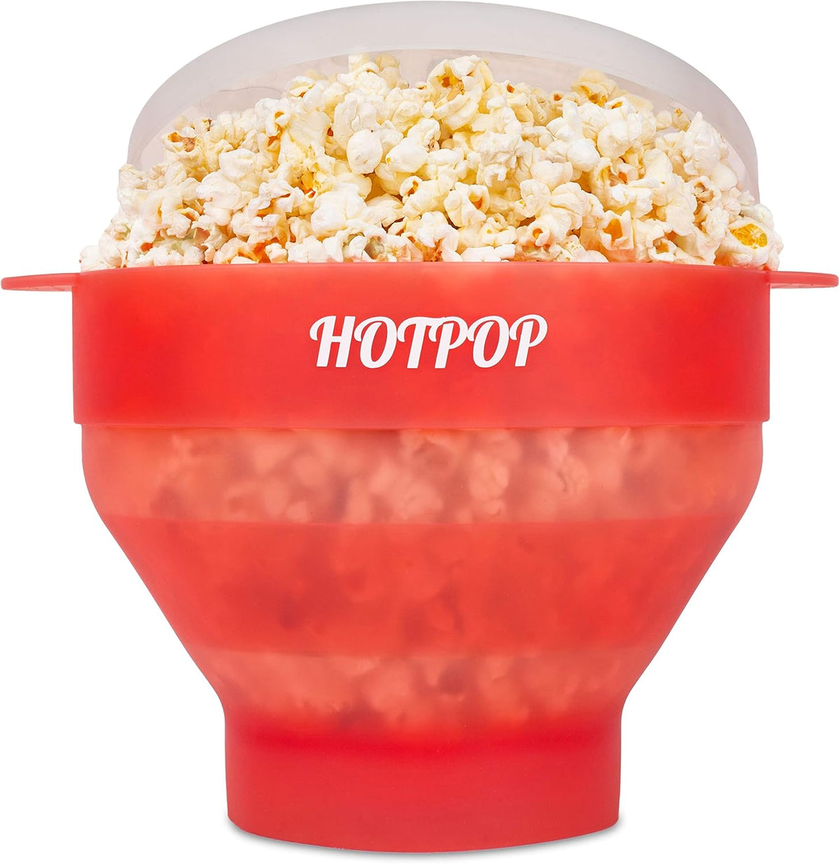 Silicone Microwave Popcorn Popper Bowl - Collapsible, Oil-Free, BPA-Free, Healthy & Yummy Snack Maker