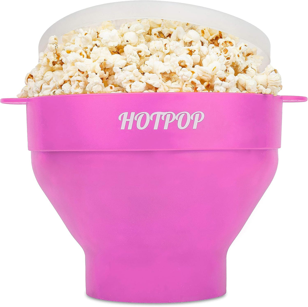 Silicone Microwave Popcorn Popper Bowl - Collapsible, Oil-Free, BPA-Free, Healthy & Yummy Snack Maker