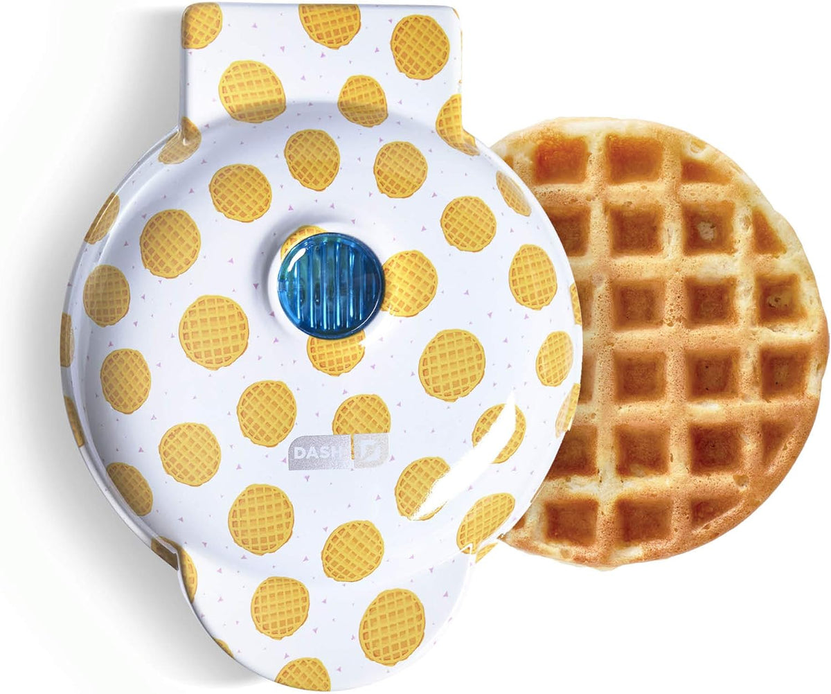 Mini Hash-Brown & Waffle Maker - Quick & Easy, Nonstick, 4 Inch Red Heart