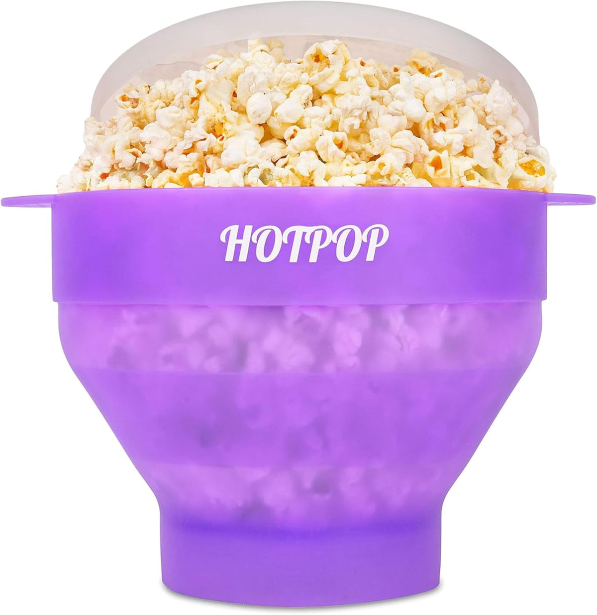Silicone Microwave Popcorn Popper Bowl - Collapsible, Oil-Free, BPA-Free, Healthy & Yummy Snack Maker